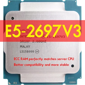 Процессор Intel Xeon E5 2697V3 E5 2697 V3 14-ядерный 2,60 ГГц LGA 2011-3 CPU HUANANZHI X99 F8 Материнская плата Для комплекта Intel xeon