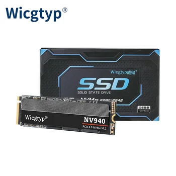 Wicgtyp SSD 512 гб 1 тб 2 тб Ssd M2 NVMe PCIe 4,0x4 M.2 22x80 мм NVMe SSD Диски Внутренний Твердотельный Диск для настольных ПК PS5