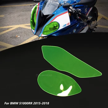 Для BMW S1000RR 2015-2018 Мотоциклетный Защитный экран фары Защитная Крышка Объектива Защитная крышка фары