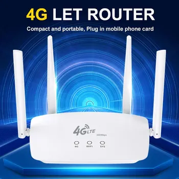 DBIT 4G CPE Беспроводной маршрутизатор SIM-карта к Wifi LTE-маршрутизатору Беспроводной модем RJ45 WAN LAN Поддерживает 32 устройства для совместного использования трафика