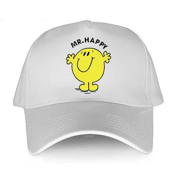 Новейшая мужская Бейсболка Basebll, Повседневная взрослая однотонная шляпа с коротким козырьком, высококачественная Модная Кепка Mr Happy для женщин, Популярные Регулируемые Шляпы