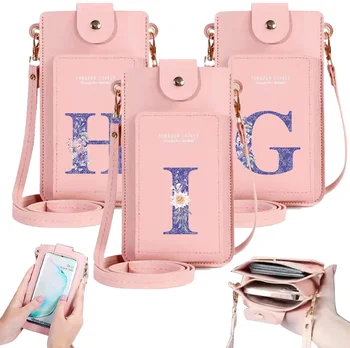 Универсальный наплечный карман из искусственной кожи, кожаная сумка для мобильного телефона, кошелек, чехол, шейный ремень для Samsung S10, для iPhone 12 11, Huawei P30 V20