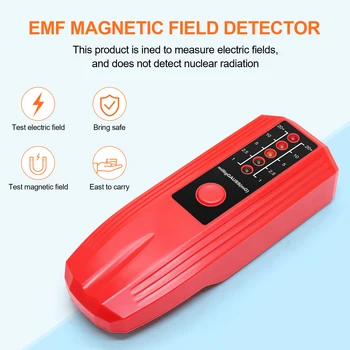 Портативный детектор электромагнитного излучения, ручной, прочный для исследования аномальных волн, тестирования ЭДС для электрических инструментов