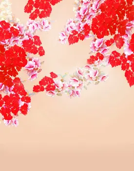 5x7 футов Красные розовые цветы в китайском стиле, фоновые фотографии, реквизит для фотосъемки, студийный фон