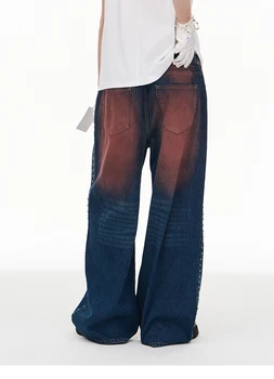 Модные мужские джинсы A2010 2023 Подиум Роскошный известный бренд Европейский дизайн мужская одежда для вечеринок