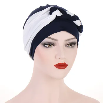 Женская шляпа от рака, кепка для химиотерапии, мусульманский Косматый головной платок, Тюрбан, повязка на голову, покрывающая выпадение волос, Исламский головной убор, Арабская шляпа