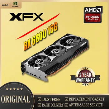 XFX AMD Radeon RX6800 16G 256-битная графика AMD Video Используемая игровая карта для настольных ПК