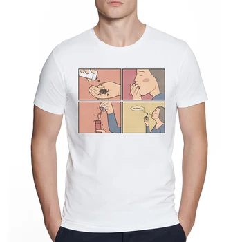 Новый креативный дизайн, выдувающие пузыри, Ад, мужская футболка, Мрачный юмор, Депрессия, Смешная, Саркастическая, Случайная, Неожиданная, Потрясающая футболка для мальчиков