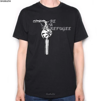 Футболка Be A Refugee - Van Der Graaf Generator Hammill Классическая футболка в стиле Прог-рок, мужские хлопчатобумажные футболки, летняя брендовая футболка bz3274
