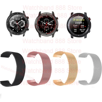 Ремешки С Магнитной Петлей Для DT78 DT95 L15 L13 L16 Smartwatch Band 22 ММ Браслеты Металлические Браслеты Быстроразъемные Аксессуары Correa