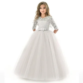 Детская праздничная одежда принцессы для девочек, детское рождественское платье, платье для дня рождения девочки, одежда для свадебного банкета для маленьких девочек от 3 до 14 лет