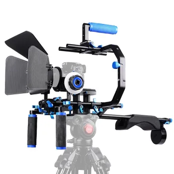 Плечевая установка для камеры Комплект системы стабилизации для видеосъемки Canon Nikon Sony Pentax Fujifilm Panasonic DSLR Camera Camcorder