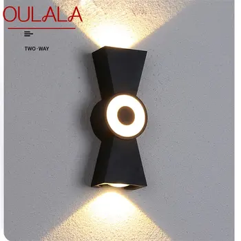 Современный Настенный светильник OULALA, бра, Алюминиевый светодиодный настенный светильник, Креативный Декоративный светильник для прикроватной тумбочки, гостиной, крыльца, коридора