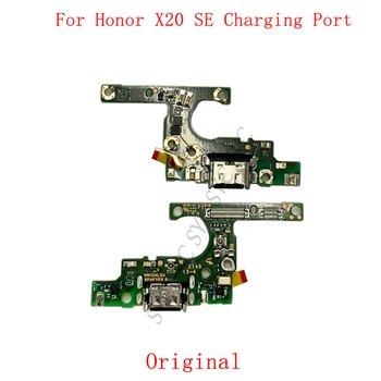 Оригинальный USB-разъем для зарядки, гибкий кабель для Huawei Honor X20 SE, Запчасти для ремонта платы для зарядки