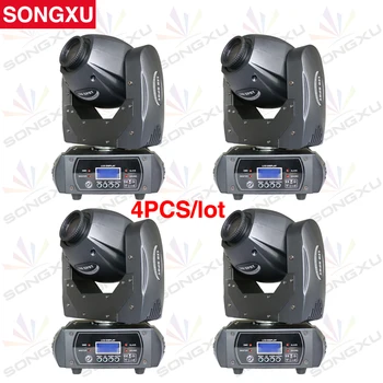 SONGXU 4 шт./лот Конкурентоспособная цена 40 Вт Gobo LED Moving Head Light с 3-гранной Призмой LED Spot Moving Head Stage Light /SX-MH40