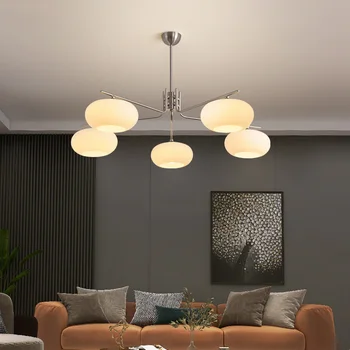 YUNYI 2023 Металлическая стеклянная подвеска в американском стиле Современная люстра Потолочные светильники для гостиной столовой Спальни Кухни