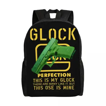 Модные рюкзаки Glock с 3D-печатью для мальчиков и девочек, США, дорожные сумки для колледжа и школы, сумка для книг, подходит для 15-дюймового ноутбука