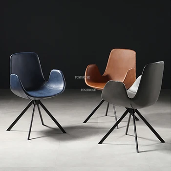 Стулья для гостиной Nordic Iron Art, современная минималистичная бытовая мебель, легкое роскошное кресло для ресторана, кресло для спальни со спинкой