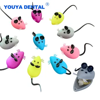 Мини-зубы в форме мыши в форме Феи Коробка для хранения детских сувениров на Первый зуб Сохрани Пластиковый Кейс для сбора ребенка 50шт