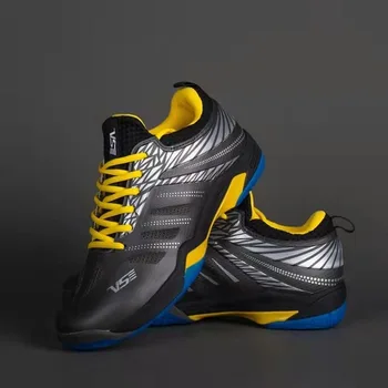2023, Новые мужские спортивные туфли для бадминтона, желтые женские туфли для настольного тенниса, противоскользящие спортивные кроссовки, мужские теннисные туфли, женские