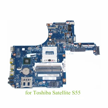 Nokotion H000055990 Материнская плата для ноутбука Toshiba Satellite S55 15,6 дюймовая материнская плата DDR3L