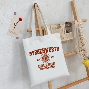 Сумка для покупок в колледже Byrgenwerth, многоразовая сумка bolso, эко-холщовая джутовая сумка, сумка для покупок, сетчатый мешок cabas, сумка для переноски