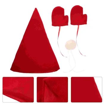 4шт. Шляпа Санта-Клауса, Рождественская елка, Шляпа Санта-Клауса, Елка с носом, украшение для елки-обнимашки для Рождественской праздничной вечеринки