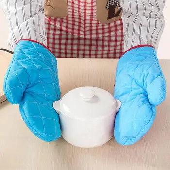 1 шт. Варежка, Термостойкая перчатка для микроволновой печи, Противоскользящие изолированные перчатки для выпечки, аксессуары для кухонных инструментов