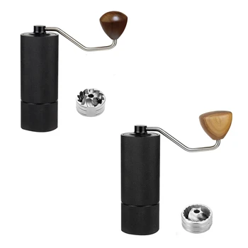 Ручная кофемолка, Ручная заусенец со стальным сердечником для кухни, Портативный ручной инструмент для измельчения кофе Эспрессо
