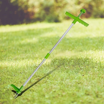 Портативный Инструмент для удаления сорняков с длинной ручкой, Садовый Газонокосилка, Инструмент для удаления корней травы во дворе