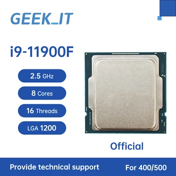 Core i9-11900F SRKNK 2,5 ГГц, 8 ядер, 16 потоков, 16 МБ 65 Вт, LGA1200
