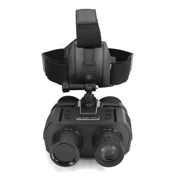 NV8000 Цифровой шлем для невооруженного глаза, прибор ночного видения, 3D бинокулярный инфракрасный налобный ночной телескоп высокой четкости