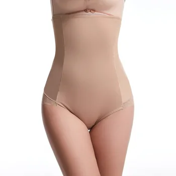 Женские кружевные брюки для контроля живота с высокой талией, послеродовое дышащее нижнее белье для тела Fajas Shaper, бесшовные сексуальные трусы для похудения
