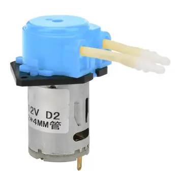 Перистальтический насос для аквариумной лаборатории 2x4 мм DC 12V Blue Micro Water Liquid для анализа в аквариумной лаборатории