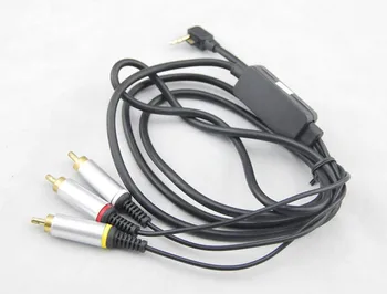 Аудио-видео AV-кабель длиной 1,8 м с удлинителем RCA, композитный кабель для передачи данных для PSP 2000/3000 Slim для ТВ-монитора