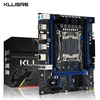 Настольная материнская плата Kllisre X99 MINI LGA 2011-3 со слотом NVME M.2 DDR4 SATA3.0 USB3.0