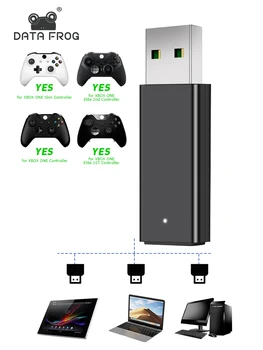 USB-приемник для передачи данных Xbox One 2-го поколения, Контроллер для Xbox One S / X, Беспроводной адаптер для ПК, Ноутбуки Windows10 / 8 /7