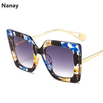 Nanay 2023 Новые женские модные солнцезащитные очки в большой оправе Оптом, Летние виды спорта на открытом воздухе, Пляжные солнцезащитные очки с защитой от ветра