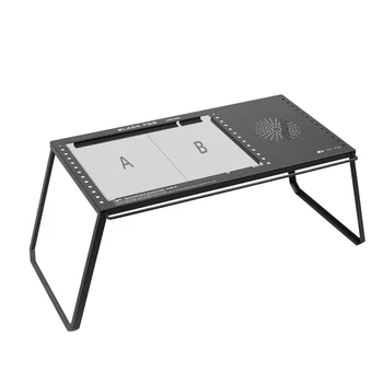 Портативный Стол для кемпинга из углеродистой стали, Комбинированный стол для доски IGT, Складной Стол для пикника на открытом воздухе, стол для рыбалки и барбекю