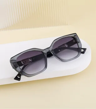 Новые модные солнцезащитные очки Мужские Модные квадратные солнцезащитные очки ins Женские дизайнерские ретро кошачий глаз Женские очки UV400