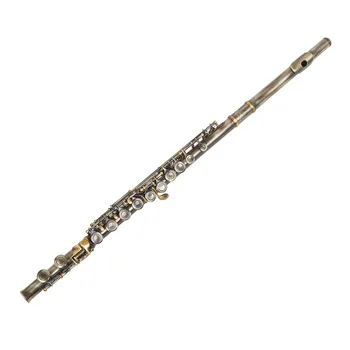 Набор флейт SLADE C-key с 16 отверстиями, флейта С закрытым отверстием С, чехол, чистящий стержень, салфетка и перчатки для начинающих меломанов