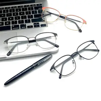 Портативные очки для ухода за зрением в квадратной оправе, фотохромные очки, компьютерные очки, очки для чтения, очки в сверхлегкой оправе