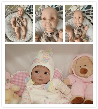NPK 22-дюймовая БИБИ от Elly Knoops soft touch fresh color reborn doll kit полный комплект с телом и глазами