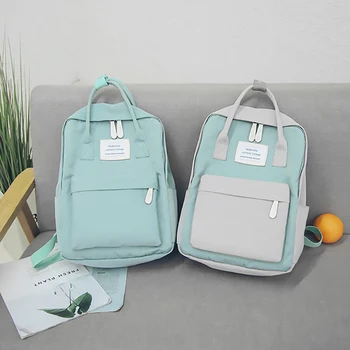 2021 новый стиль Японский и корейский стиль колледж литературный небольшой свежий рюкзак нейлон студент, школьный Многофункциональный рюкзак