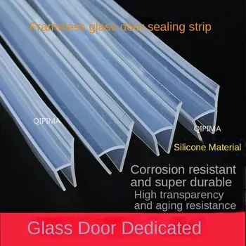 Резиновая уплотнительная прокладка для оконного стекла толщиной 5 м 6-12 мм, Уплотнительная прокладка для экрана для ванной, Уплотнительная прокладка для двери, уплотнительные прокладки для стеклянной двери, силикон