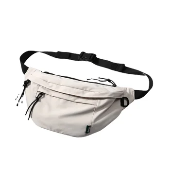 Сетчатый дизайн, модная мужская нагрудная сумка для Ipad, водонепроницаемая Дышащая многослойная Оксфордская спортивная сумка для короткой поездки на велосипеде, поясная сумка