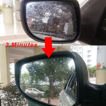 Универсальный обогреватель автомобильных зеркал постоянного тока 12 В, электрический коврик с подогревом стекла, Маты для удаления запотевания, грелка для бокового зеркала x 2 шт.