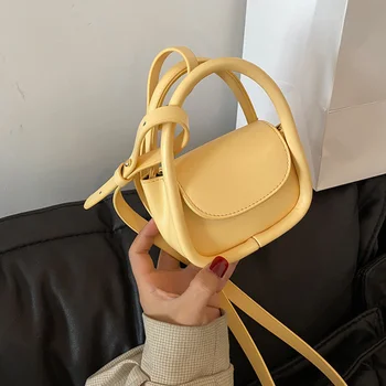 Новая модная однотонная сумка через плечо Мини-милая Маленькая квадратная сумка для ключей, губной помады, наушников, сумки для хранения, портмоне для монет