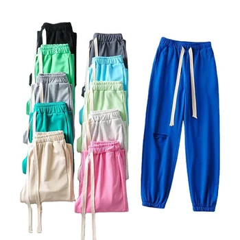 Летние 11 Разноцветных отверстий, уличная одежда, спортивные штаны на шнурке, Леггинсы, свободные брюки-карго Harlan, новые весенние брюки-карго 2023 года выпуска